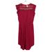 Anthropologie Dresses | 13. Dolan Anthropologie Maroon Smocked Mini Dress Small | Color: Purple/Red | Size: S