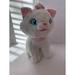 Disney Cat | Disney Store Marie Plush Cat Kitty Kitten White Fluffy Aristocats Pink Bow 13" | Color: Pink/White | Size: Os