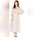 Free People Dresses | Free People Embroidered Fable Dress, Boho Festival Maxi Light Lilac | L | Color: Purple/White | Size: L