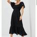 Anthropologie Dresses | Anthropologie Seen Worn Kept Zohara Maxi Dress Large Black Nwt | Color: Black | Size: L