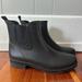 J. Crew Shoes | J.Crew Chelsea Rain Boots In Black Size 9 | Color: Black | Size: 9