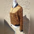 Lularoe Jackets & Coats | Leopard Print Jacket | Color: Black/Gold | Size: S