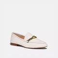 Coach Shoes | New Coach Helena Leather Loafer Size | Color: White | Size: 9.5