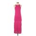 Massimo Dutti Casual Dress - Midi: Pink Dresses - Women's Size X-Small