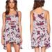 Free People Dresses | Intimately By Free People Floral Voile Lace Trapeze Slip Dress Size Small | Color: Gray | Size: S