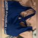 Under Armour Intimates & Sleepwear | Dark Blue Under Armor Sports Bra Size Large | Color: Blue | Size: L