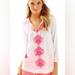 Lilly Pulitzer Tops | Lilly Pulitzer's Amelia Island Tassel Tunic Top Size Large | Color: White | Size: L