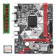 Luejnbogty B75-H Motherboard + I3-3240 Processor + 1X4G DDR3 1600MHz RAM LGA 1155 USB 3.0 SATA 3.0 Computer Motherboard