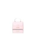 Love Moschino Ladies Pink Messenger Bag Lettering Logo Metal Gold, pink, One Size