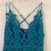 Free People Dresses | Free People Adella Maxi Dress In Teal Green Good Used Condition Size Xs | Color: Green | Size: Xs