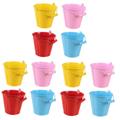 Abaodam 12 Pcs Beach Bucket Beach Toys Childrens Toys Children’s Toys Bucket Planter Toys for Infants Child Sand Bucket Kid Sand Bucket Mini Bucket Toys Bucket Toy for Child