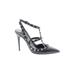 Valentino Garavani Heels: Pumps Stiletto Cocktail Black Solid Shoes - Women's Size 38 - Pointed Toe