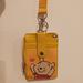 Disney Accessories | Disney Winnie The Pooh Card/Id Holder Lanyard | Color: Tan/Yellow | Size: Os