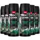 Lynx Fine Fragrance Collection 72 Hour Fresh, Odour and Sweat Protection Premium Deodorant Body Spray Infused with Essential Oil for Men 150 ml, 6 Pack (Emerald Sage)