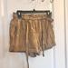 American Eagle Outfitters Shorts | American Eagle Paper Bag Shorts Sz M | Color: Tan | Size: M