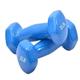 Dumbbel Glossy Plastic Dipped Dumbbells For Men And Women Fitness Training Equipment Home Arm Lifting Arm Strength Barbell (Color : Blue, Size : 5kg)