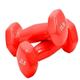 Dumbbel Glossy Plastic Dipped Dumbbells For Men And Women Fitness Training Equipment Home Arm Lifting Arm Strength Barbell (Color : Red, Size : 1.5kg)