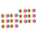 Vaguelly 24 Pcs Glowing Beach Ball Toys for Kids Glow Pool Swimming Pool Toys Bubble Beach Balls Toddler Bath Toys Inflatable Water Lighted Kids Bath Toys Baby Toy Six Piece Ball Shine Pvc