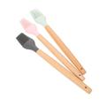 POPETPOP 12 Pcs Silicone Oil Brush BBQ Basting Brush Grill Top Griddle Outdoor Stainless Steel Grill Grate Pancake Brush Marinading Kitchen Silicone Utensil Outdoor BBQ Beech Tool Cream