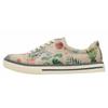 Sneaker DOGO "Sneaker A Pair Of Doves Damen Sneaker / Female", Damen, Gr. 38, Normalschaft, grün (natur, grün), Lederimitat, Schuhe, Vegan
