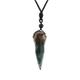 Tesselite Stone Necklace-Natural Stone Necklace Bird Beak Crystal Pendants Carved Animal Statue Head Pendant Gift Fashion Jewelry for Women Men,Indian agate,One size