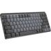 Logitech Used MX Mechanical Mini Wireless Keyboard (Gray, Linear) 920-010551
