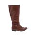 Style&Co Boots: Brown Solid Shoes - Women's Size 6 - Round Toe