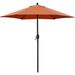 7.5' Patio Umbrella Outdoor Table Market Umbrella(Orange)