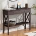 Console Table with Drawers, Narrow Wood Accent Sofa Table Entryway Table with Storage Shelf for Entryway, Hallway, Living Room