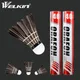 12PCS Durable Badminton Shuttlecocks Black Goose Feather Badminton Shuttlecock Balls for Training