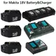 For Makita 18V 14.4V 4A Double Li-Ion Battery Charger DC18RD DC18SF For Makita 14.4V 18V 20V BL1830