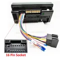 16-poliger Stecker an ISO-Kabel adapter 16-p-Stecker ISO-Buchse Kabelbaum Universal zubehör Auto