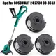 3pcs 6m Line Spools For BOSCH ART 24 27 30 30-36 LI Strimmer Trimmer Line Spool 18m 1.6mm String