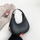 Luxus Design Pu Leder Schulter Hobo Tasche Frauen kleine Clutch Handtasche Geldbörse weibliche