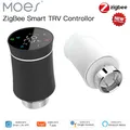 MOES ZigBee 3.0 – Thermostat TRV vanne d'actionneur de radiateur contrôleur de température