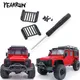 YEAHRUN 2Pcs/Set TRX4M Nylon LED Headlight Cover Guard Grille for TRX-4M Defender 1/18 RC Car Truck