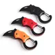 Mini Folding Claw Knife Multifunction Outdoor Survival Tool Portable Stainless Steel Knife Keychain