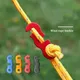 2/5/10pcs S Type Tent Rope Buckles Aluminum Alloy Outdoor Camping Wind Rope Stopper Awning