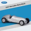 WELLY 1:36 Mercedes-Benz W125 1937 Alloy Metal Luxury Car Model Pull Back Car For Children Toys With