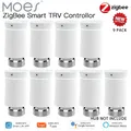 MoesHouse ZigBee3.0 TRV Tuya Nouvelle vanne d'actionneur de radiateur Thermostat programmable