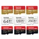 SanDisk-Carte mémoire Micro SD 32 Go 64 Go 128 Go 256 Go MicroSD Max 200 MBumental Extreme PRO