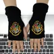 Gants demi-doigts Harry Potter pour adultes poudlard magique Gryffondor imprimés Bage gants