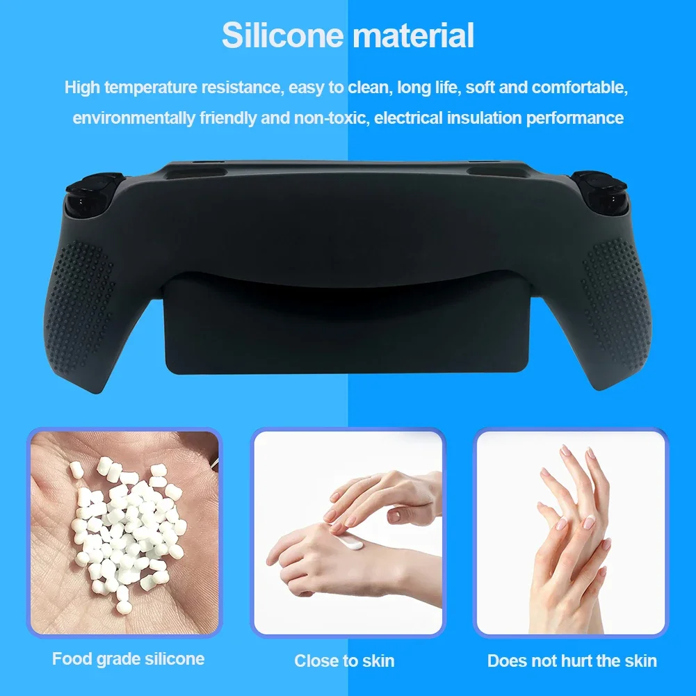 Juste de protection en silicone pour console de jeu Playstation Portal PS5, étui souple, anti-rayures, antidérapant, housse de manette de jeu, étui Grip