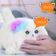 Cute Talking Cat Plush Toy Electric Interactive Cat Stuffed Animal Meowing Tail Wagging Head Nodding