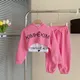 Kinder kleidung setzt Brief druck Sweatshirt Tank Top Hose 3 stücke Baby kleidung für 2 bis 7 Jahre