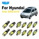 Sewick 8pcs canbus auto led innen karte kuppel licht kit für hyundai getz 2002 2003 2004 2005 2006