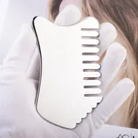 304 Edelstahl Kamm Multifunktions-Kopf massage gerät Schönheit Gesundheits produkt Schaber Hals Haut