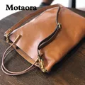 MOTAORA-Sac en cuir véritable souple pour femme sac à main en cuir de vachette sac composite