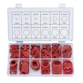 Rondelle plate en Fiber de papier XD-600Pcs Kit d'assortiment de 12 tailles en acier rouge Kit