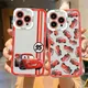 Coque de téléphone Disney Cars Rains McQueen coque transparente en silicone pour iPhone 15 14 13